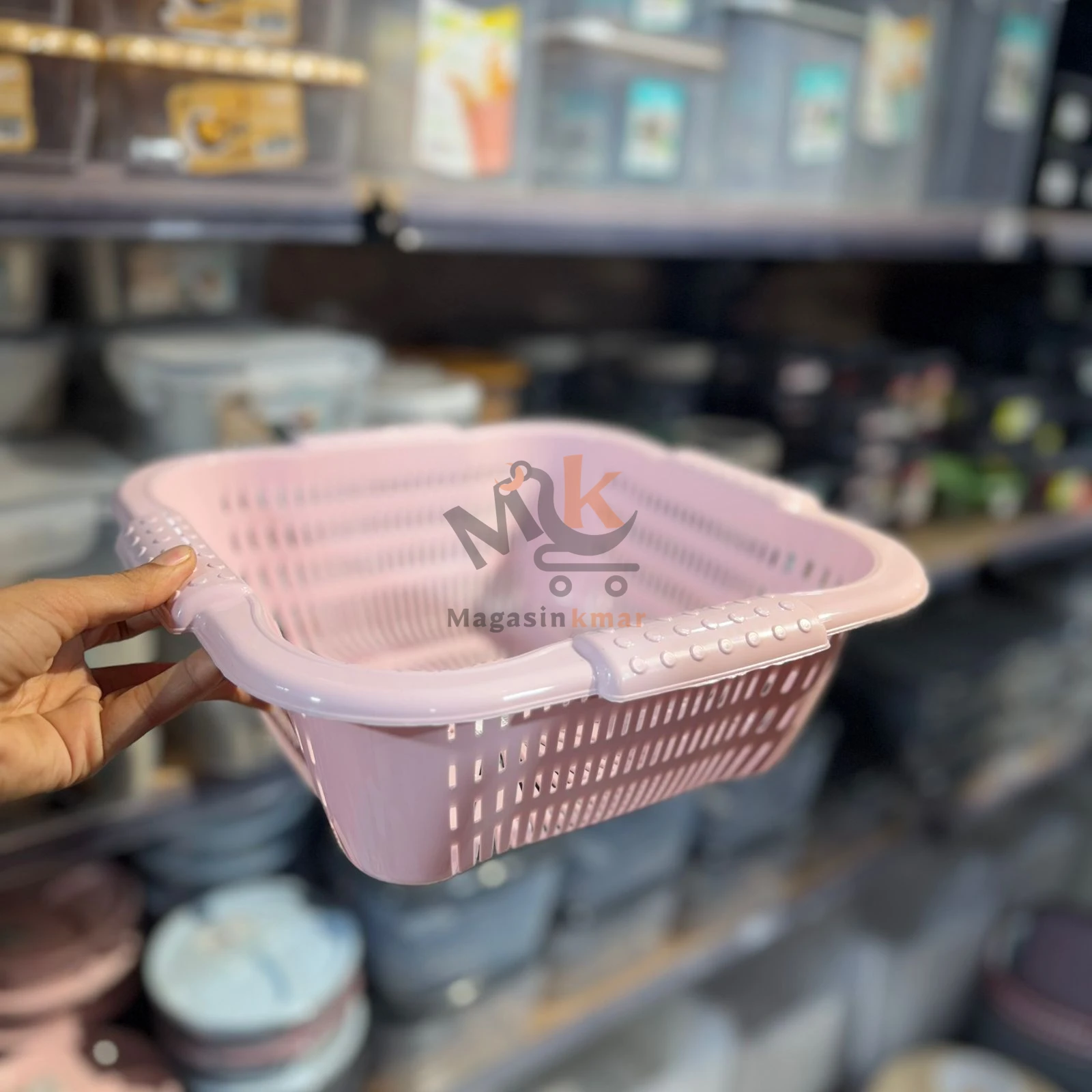 Passoire carrée en plastique alimentaire – Grande capacité, pratique pour cuisine