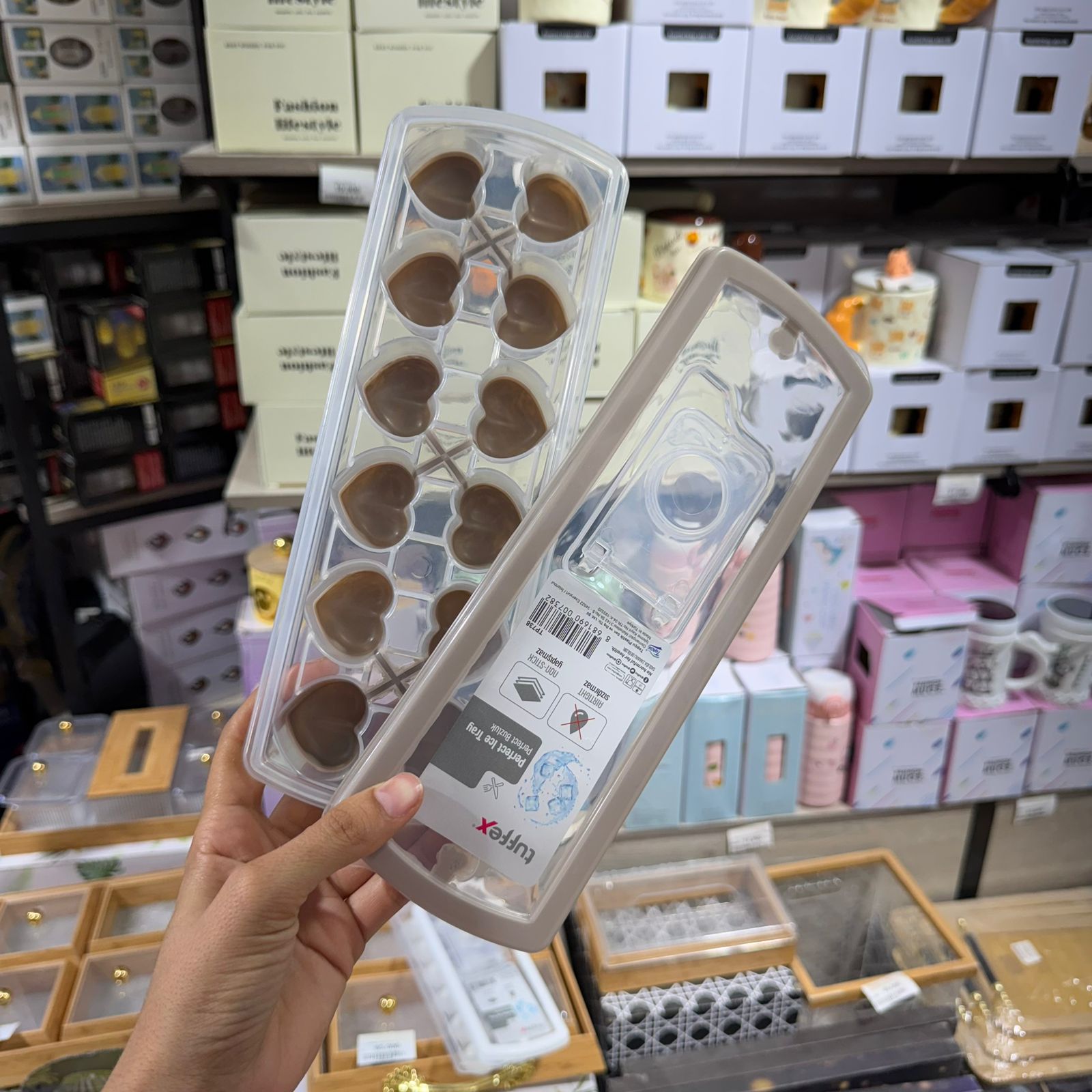 Moule à glaçons en forme de cœur