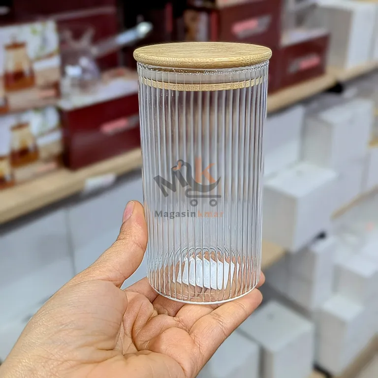 Boite épices en verre avec couvercle hermétique 300ml