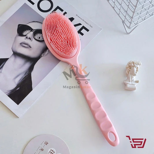Brosse de douche en silicone – Nettoyage et massage du corps 42 cm