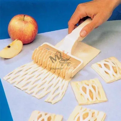 Rouleau découpe pâte en plastique 18 cm – Ustensile pratique pour pâtisserie